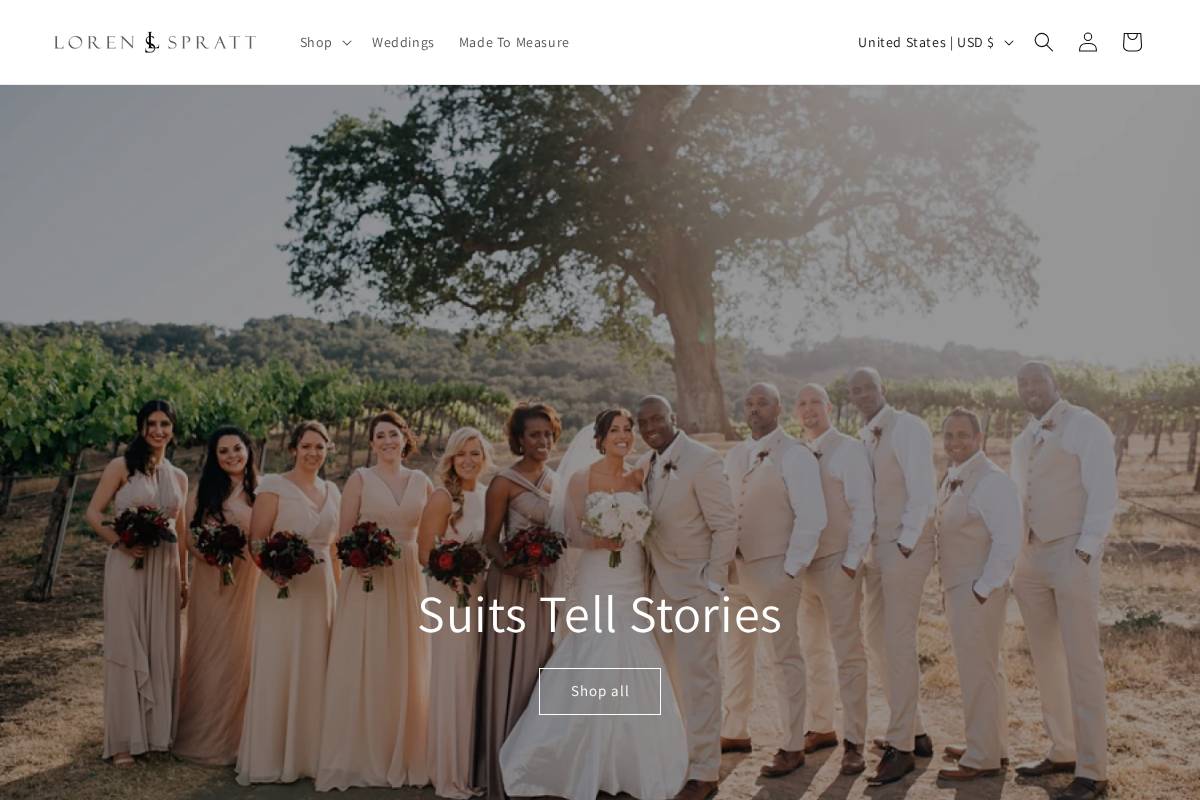 lorenspratt.com homepage screenshot