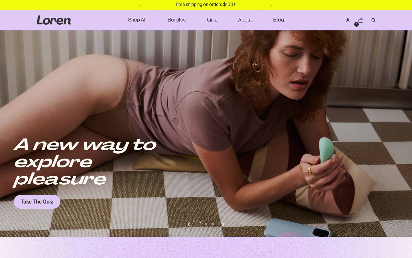 lorenworld.com homepage screenshot