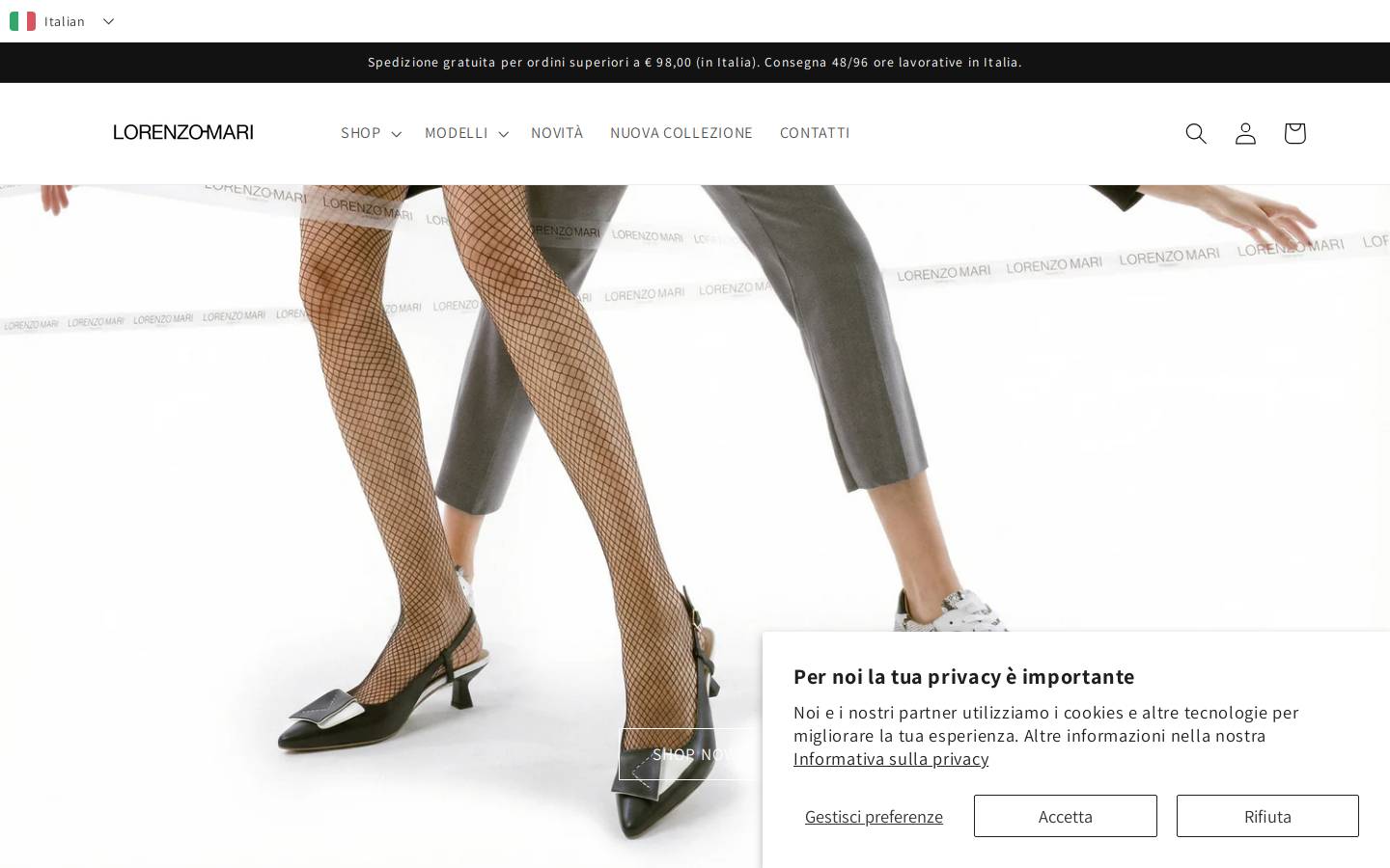 Lorenzomari homepage screenshot