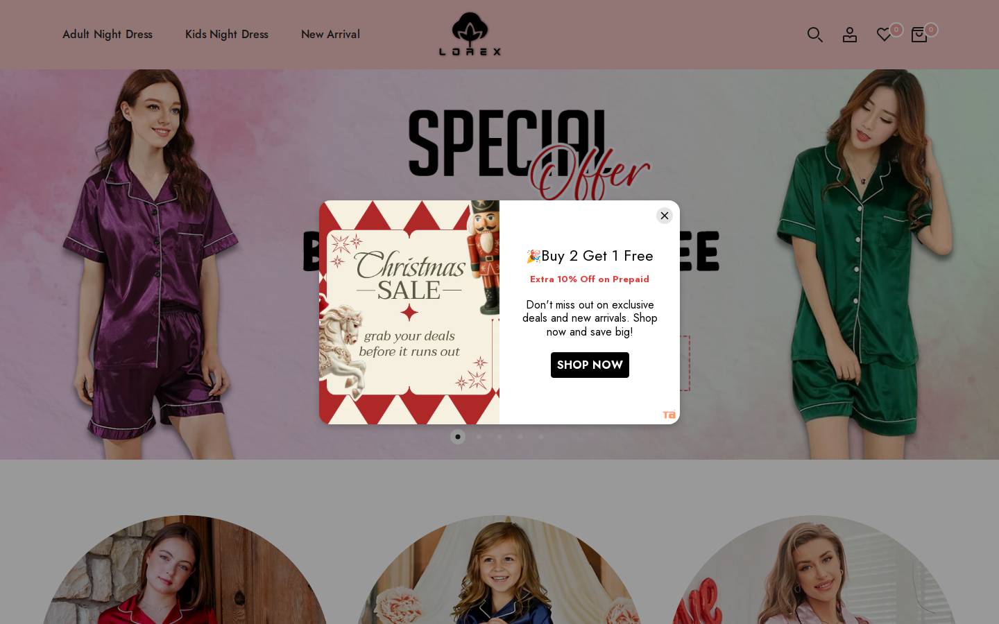 lorexen.com homepage screenshot