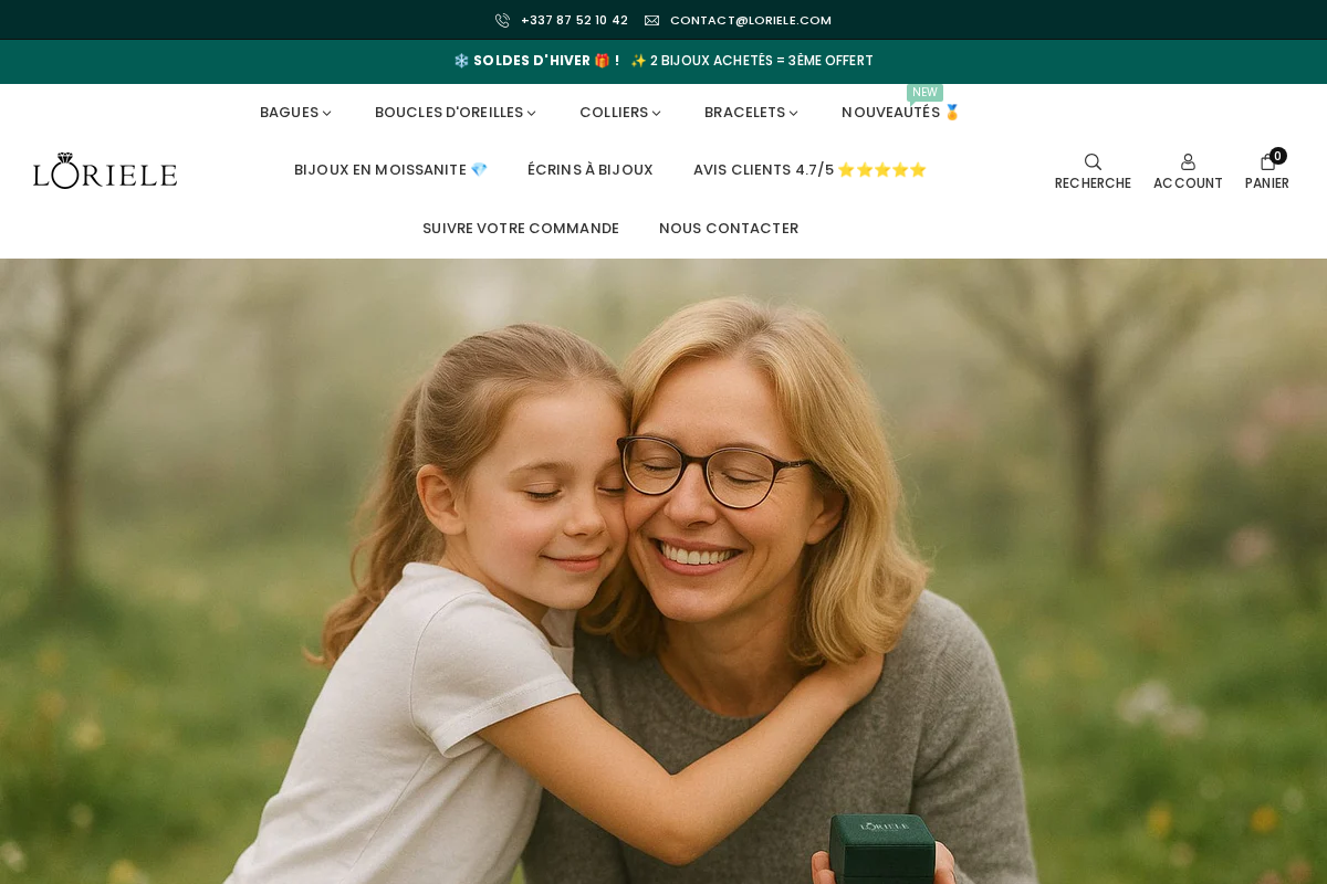 Loriele homepage screenshot