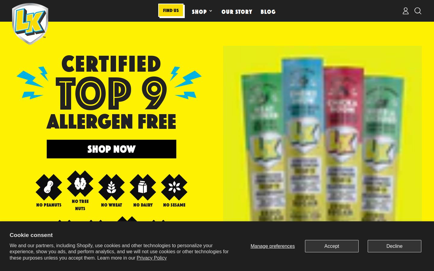 lorissaskitchen.com homepage screenshot
