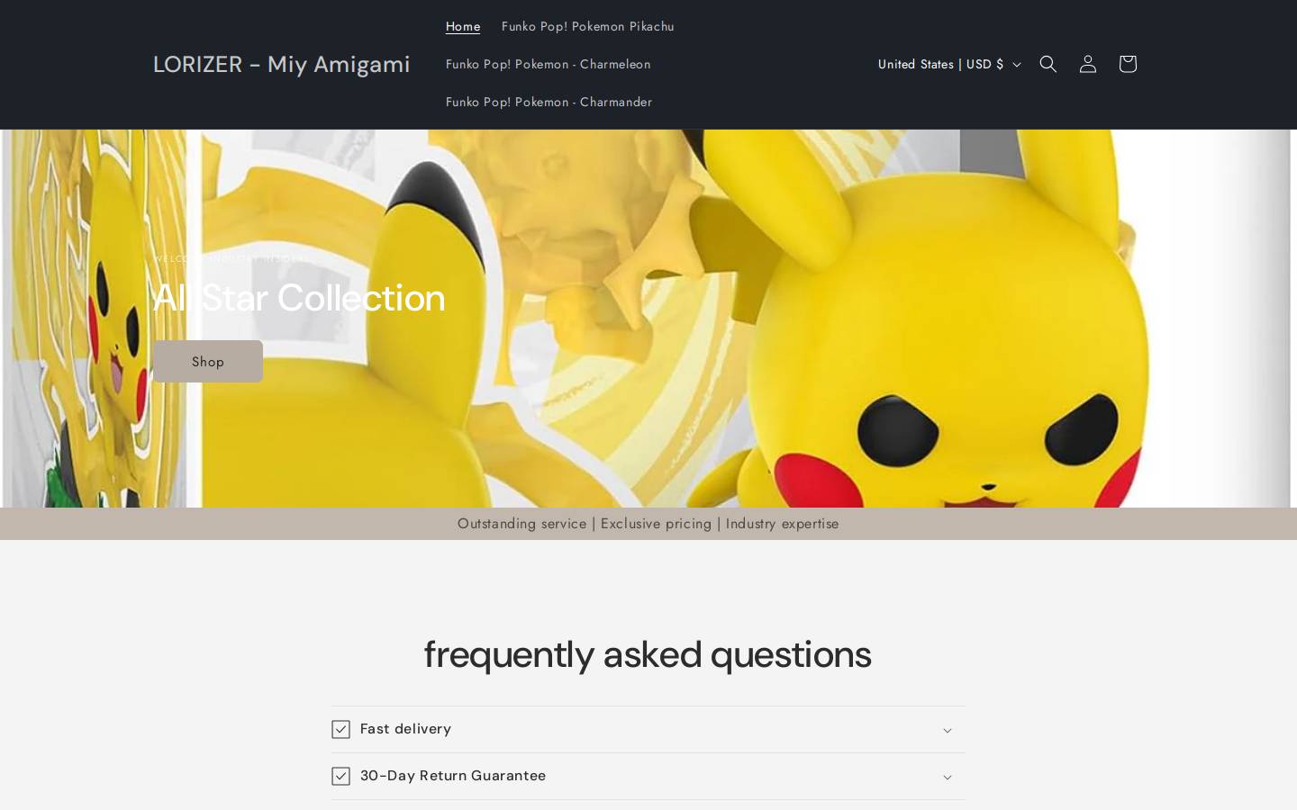 lorizer.com homepage screenshot