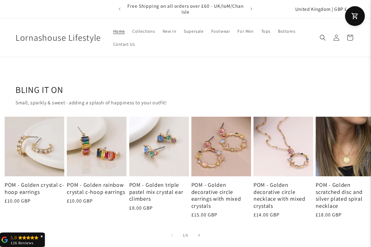 Lornashouse Lifestyle homepage screenshot