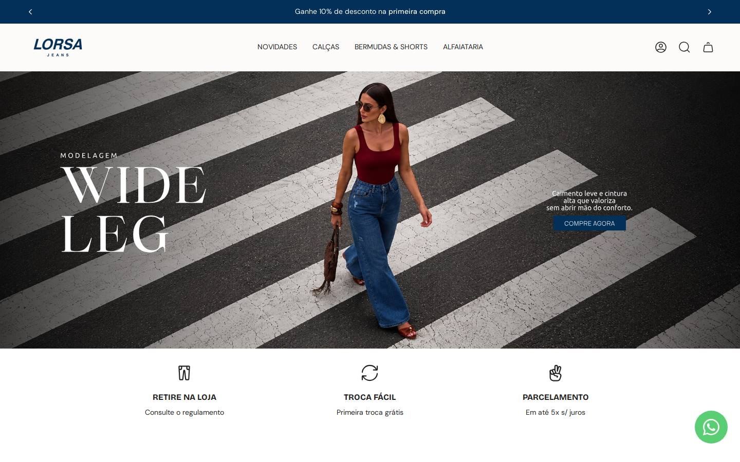 lorsa.com.br homepage screenshot