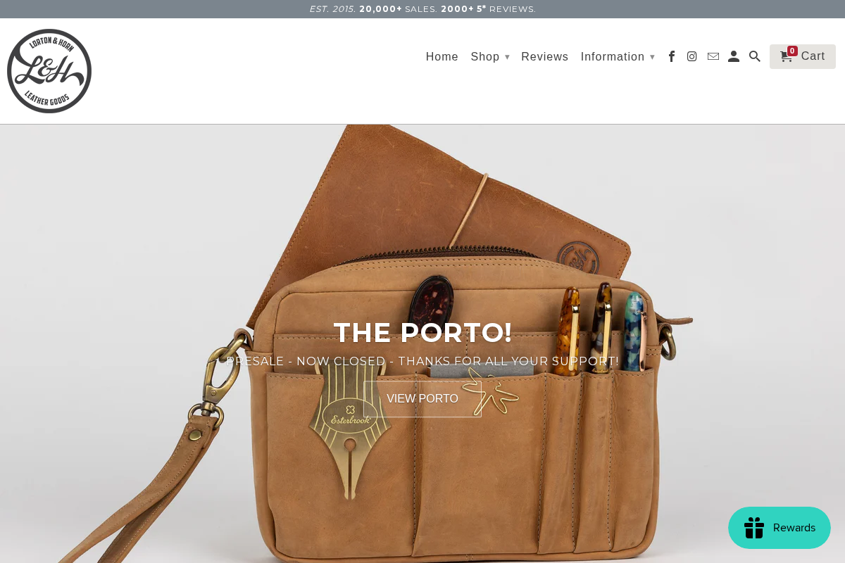 Lorton & Horn homepage screenshot