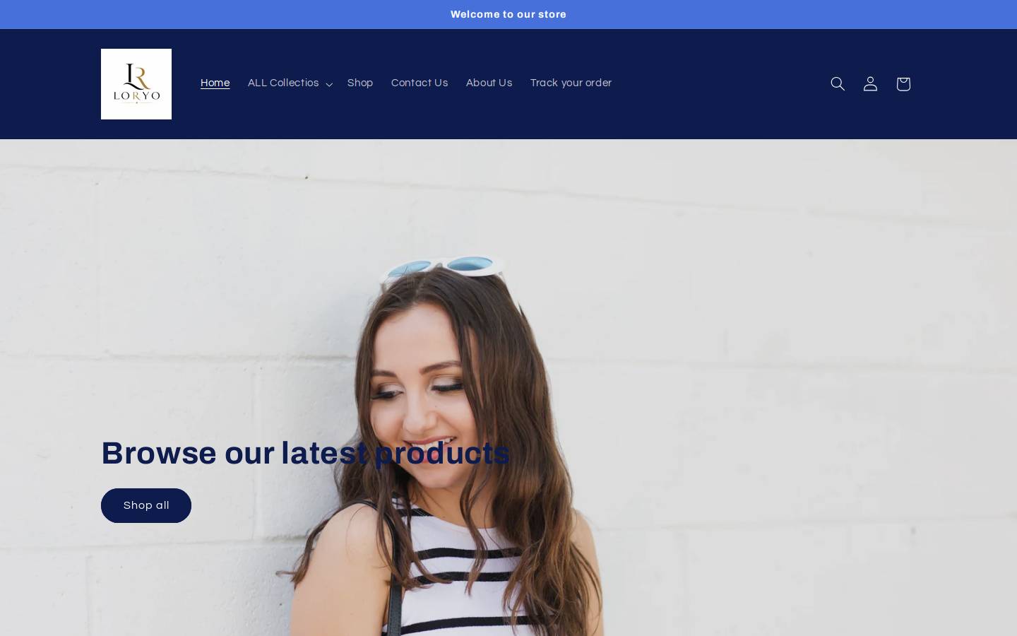 loryo.shop homepage screenshot