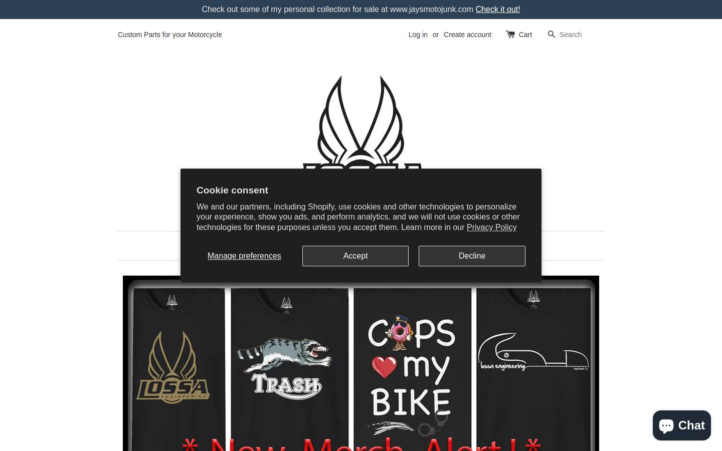 lossaengineering.com homepage screenshot
