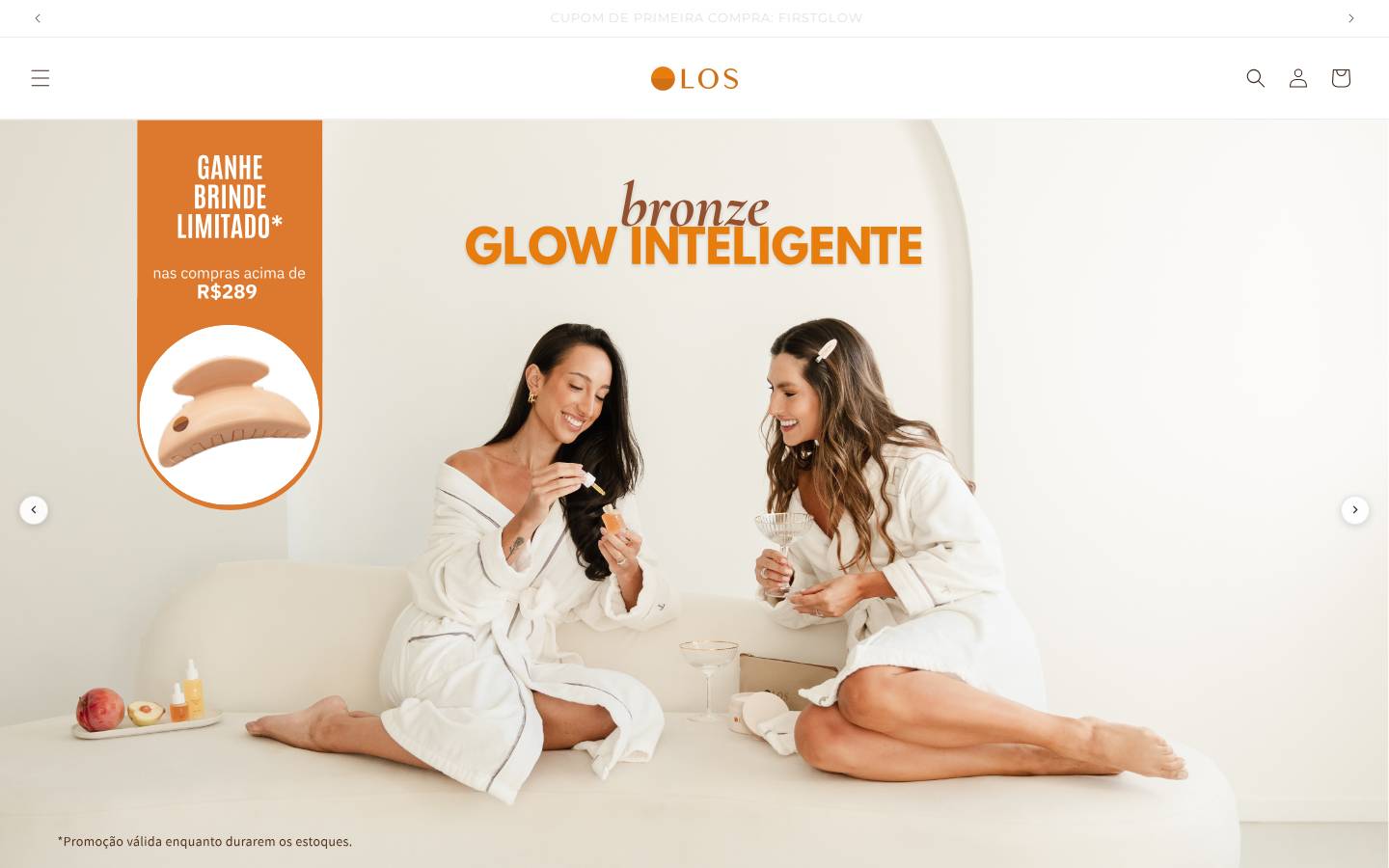 losskin.com.br homepage screenshot
