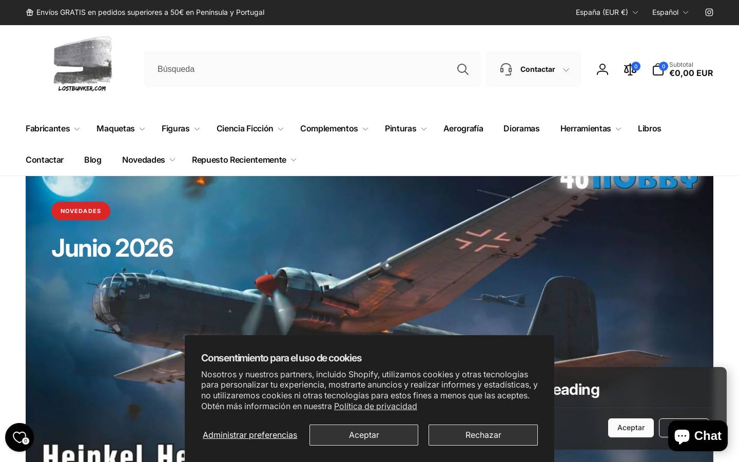 lostbunker.com homepage screenshot