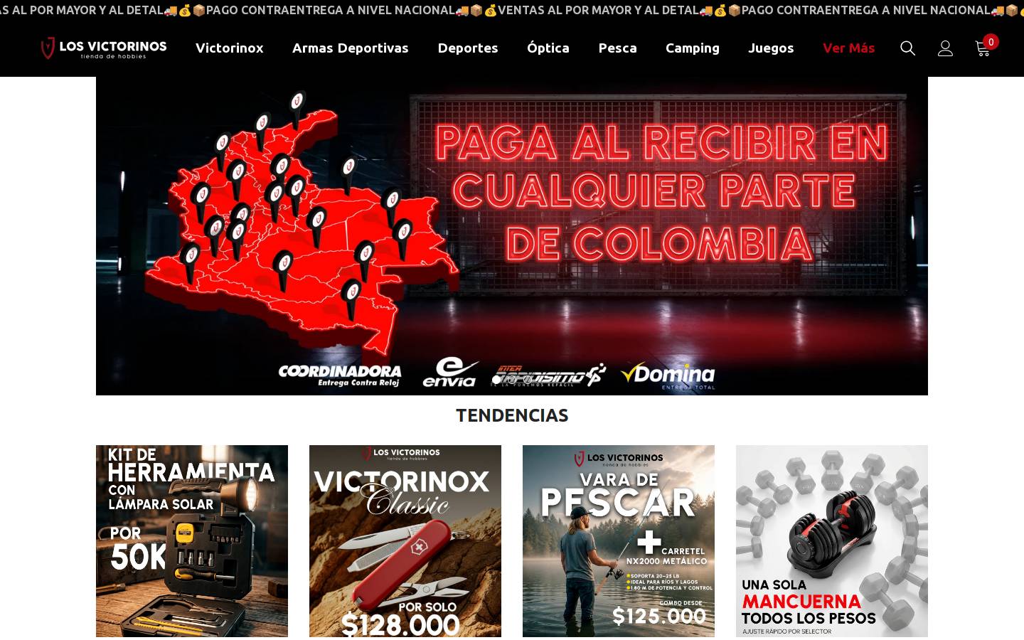 losvictorinos.co homepage screenshot