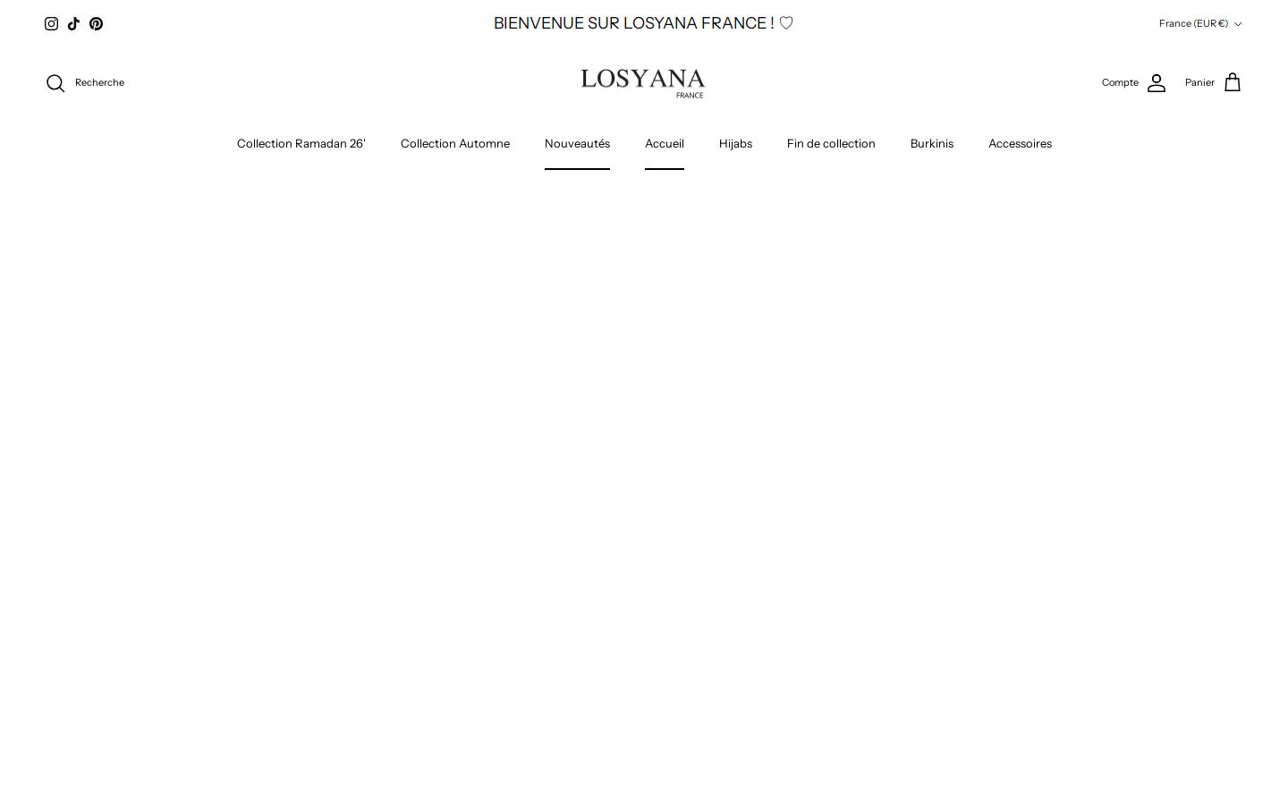 losyana.fr homepage screenshot