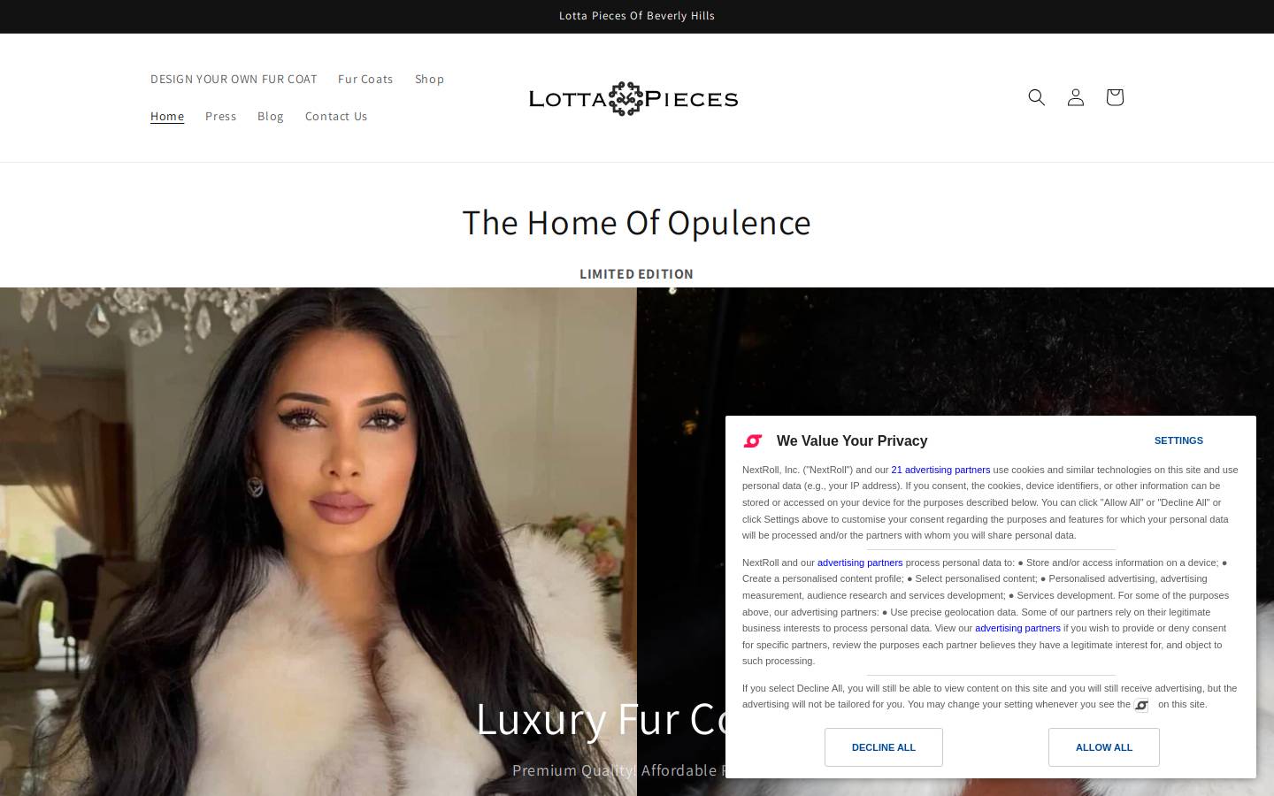 lottapieces.com homepage screenshot