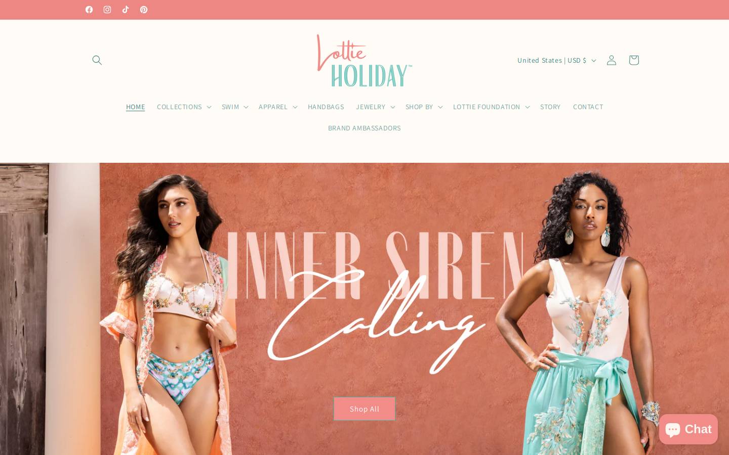 lottieholiday.com homepage screenshot