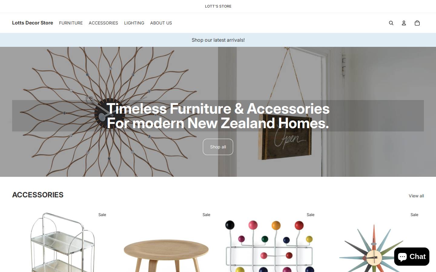 lotts.co.nz homepage screenshot