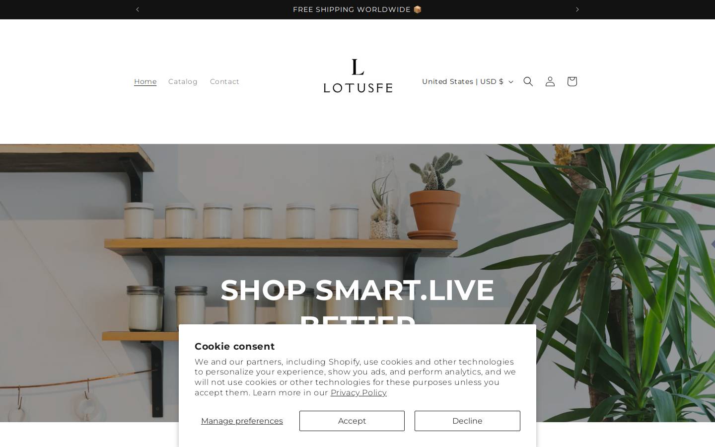 lotusfe.com homepage screenshot