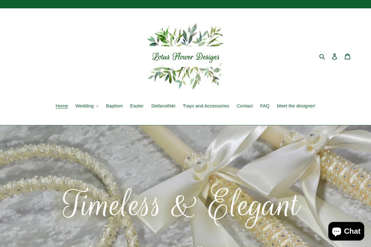 lotusflowerdesign.com homepage screenshot