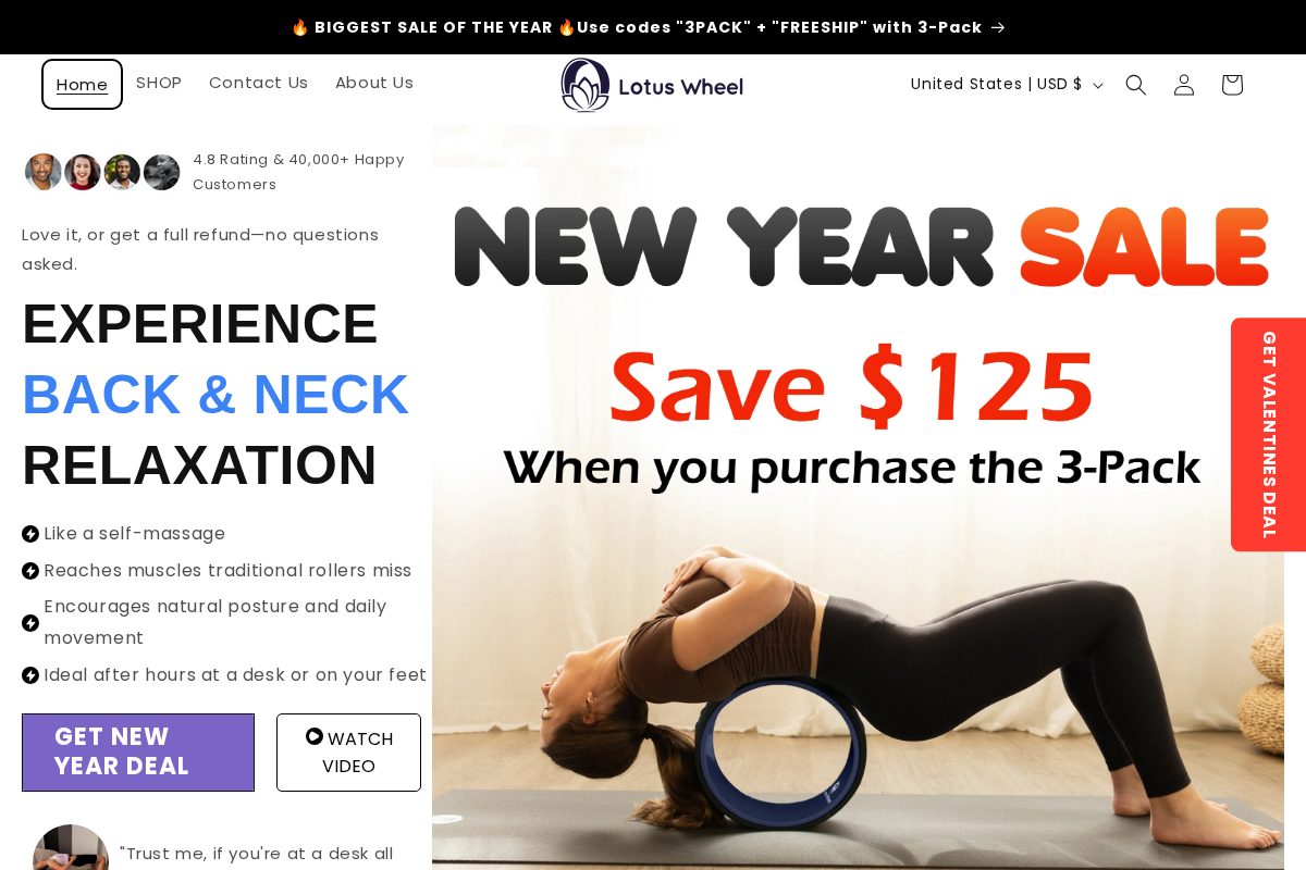 Lotus Wheel homepage screenshot