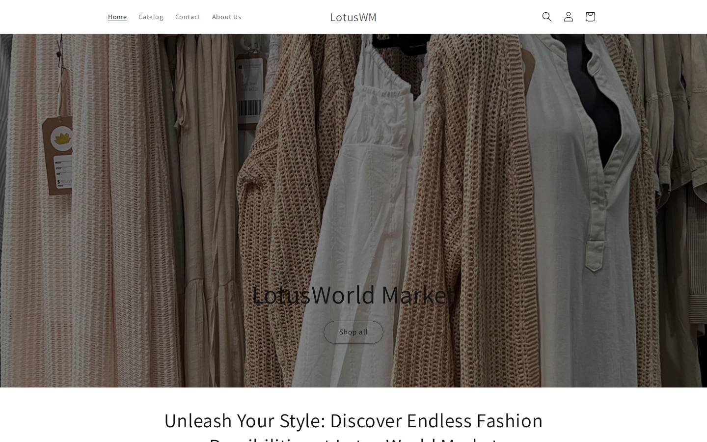 lotuswm.com homepage screenshot