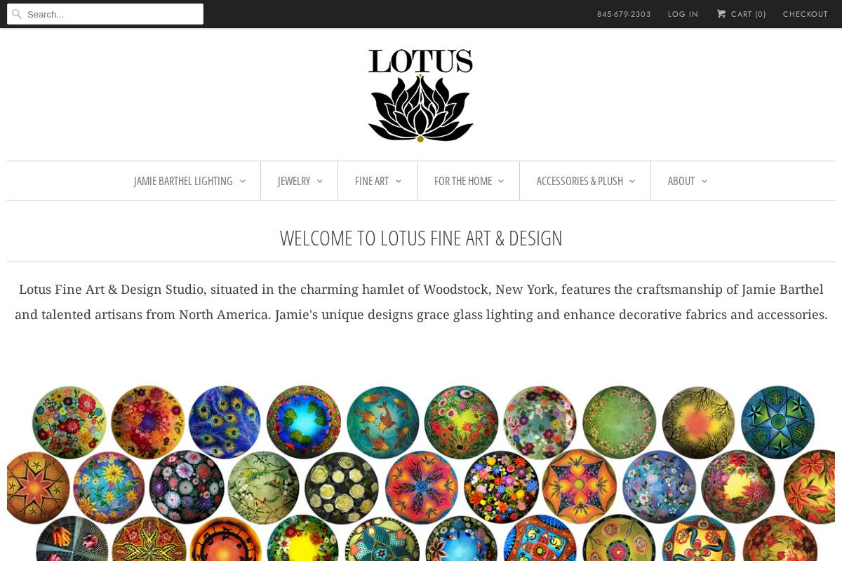 lotuswoodstock.com homepage screenshot
