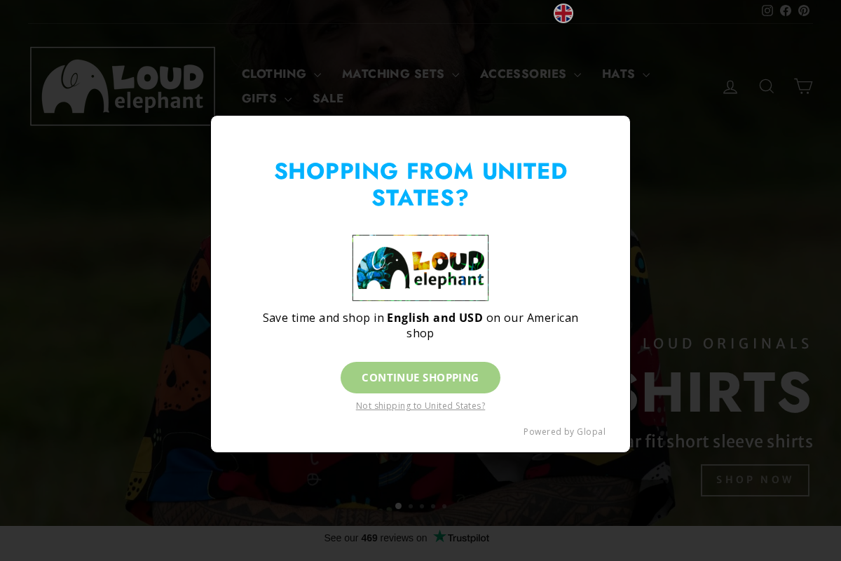 LoudElephant homepage screenshot