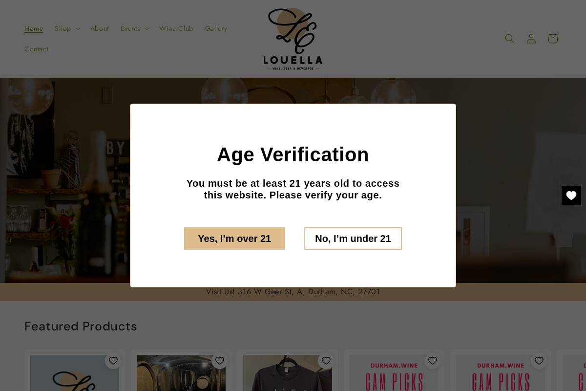 louelladurham.com homepage screenshot