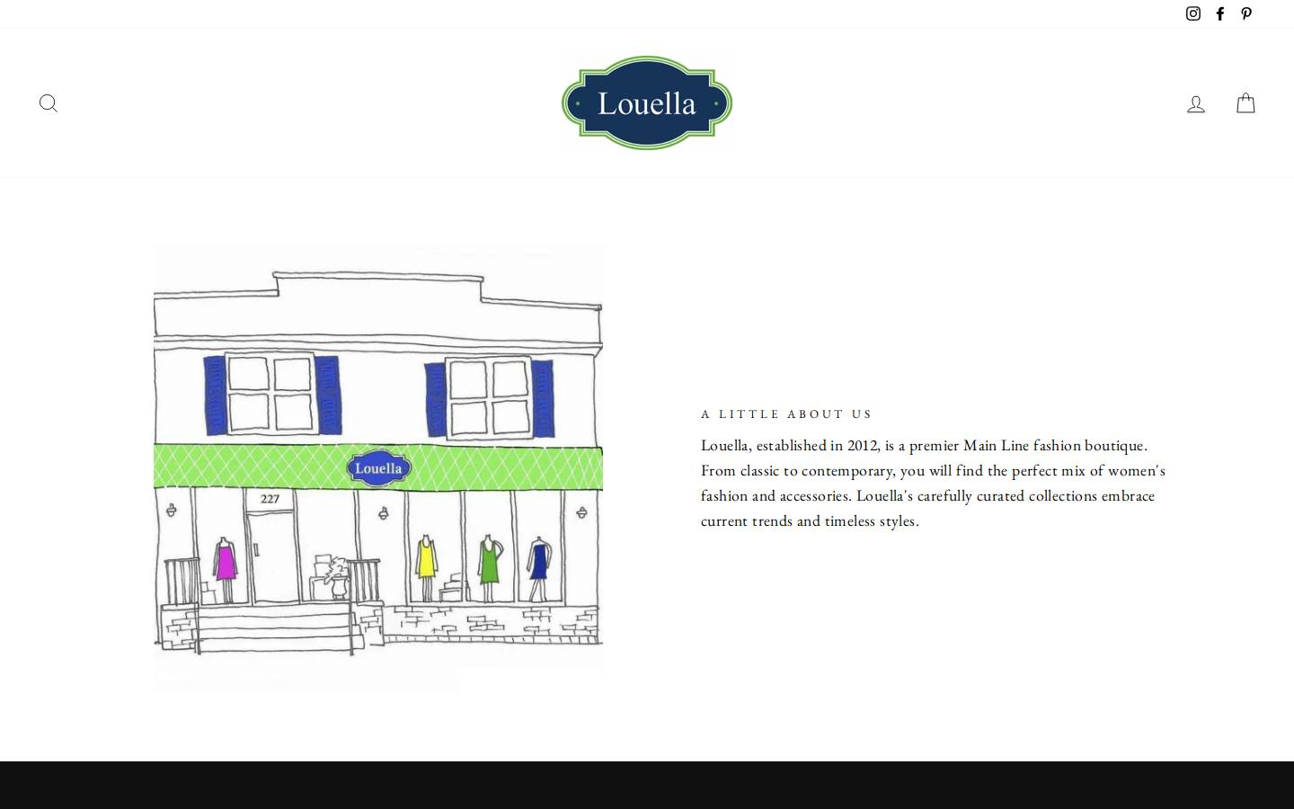 louellastyle.com homepage screenshot