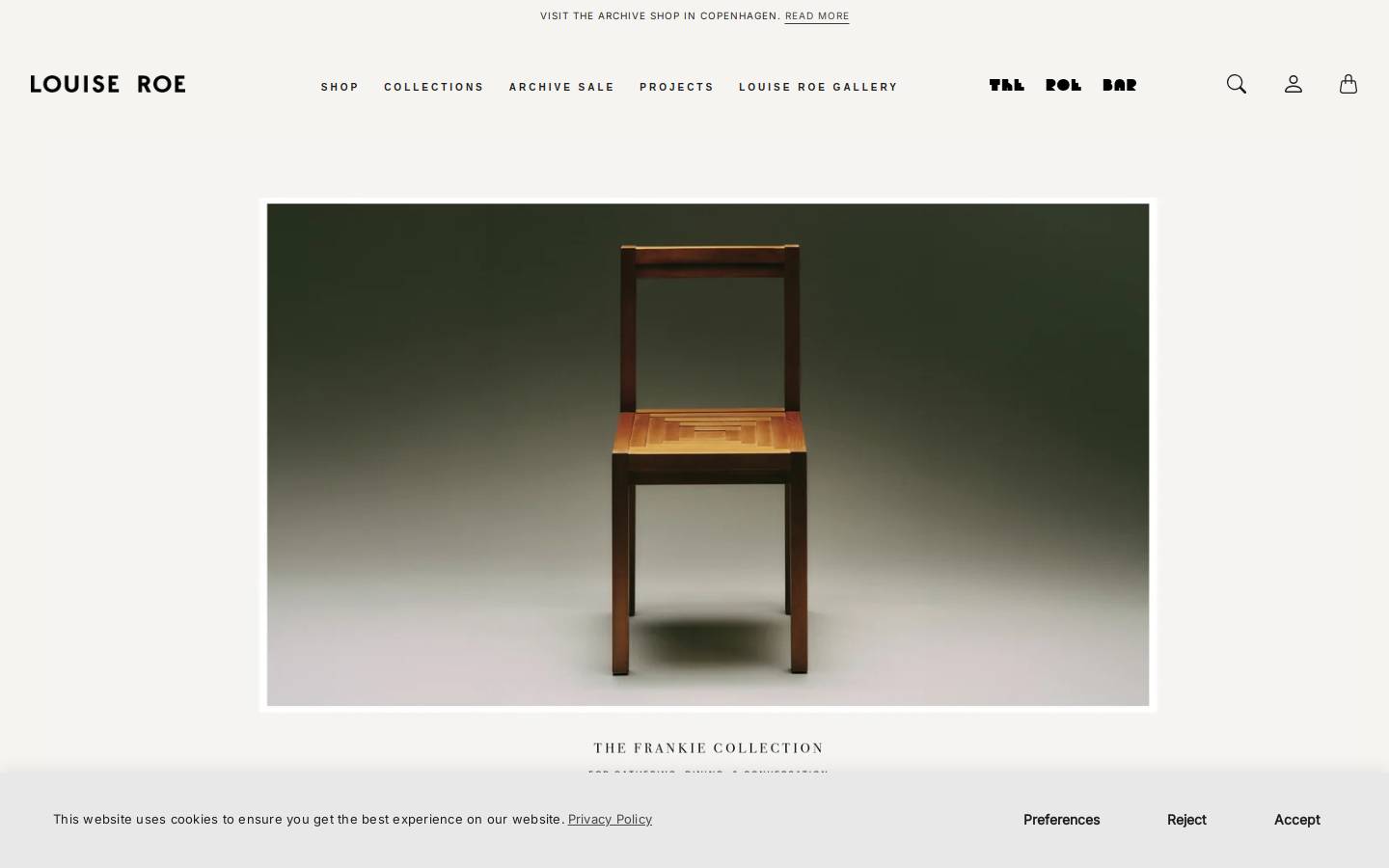 louise-roe.com homepage screenshot
