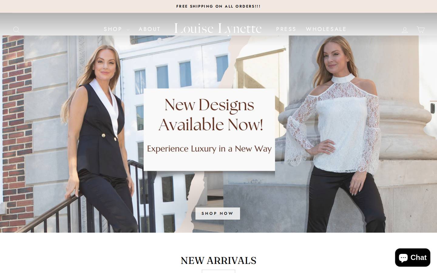 louiselynette.com homepage screenshot