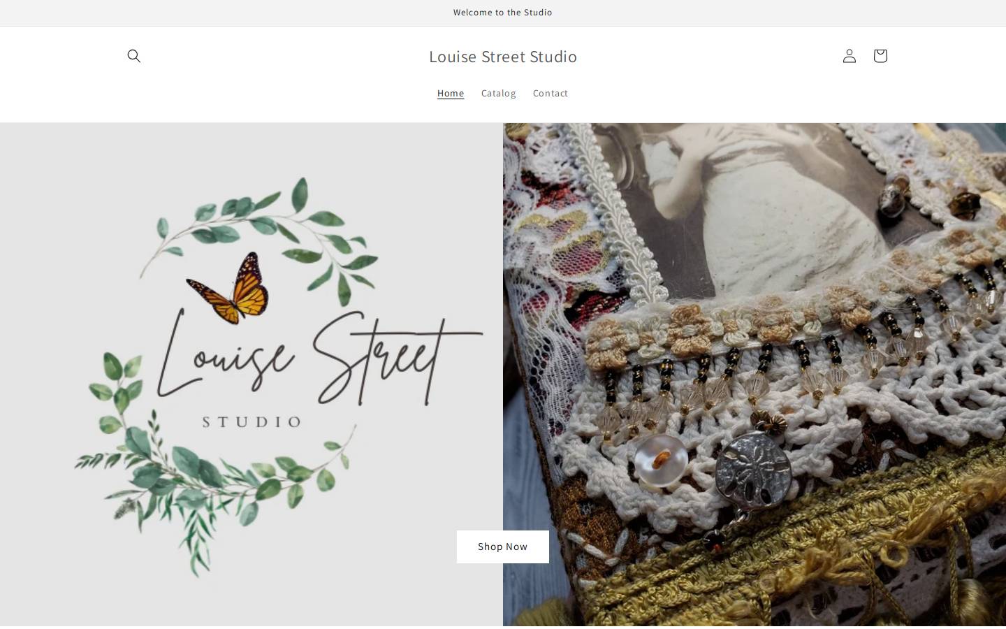 louisestreetstudio.com homepage screenshot