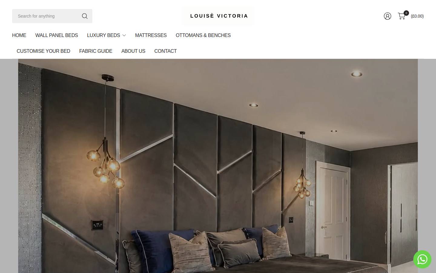 louisevictoria.com homepage screenshot