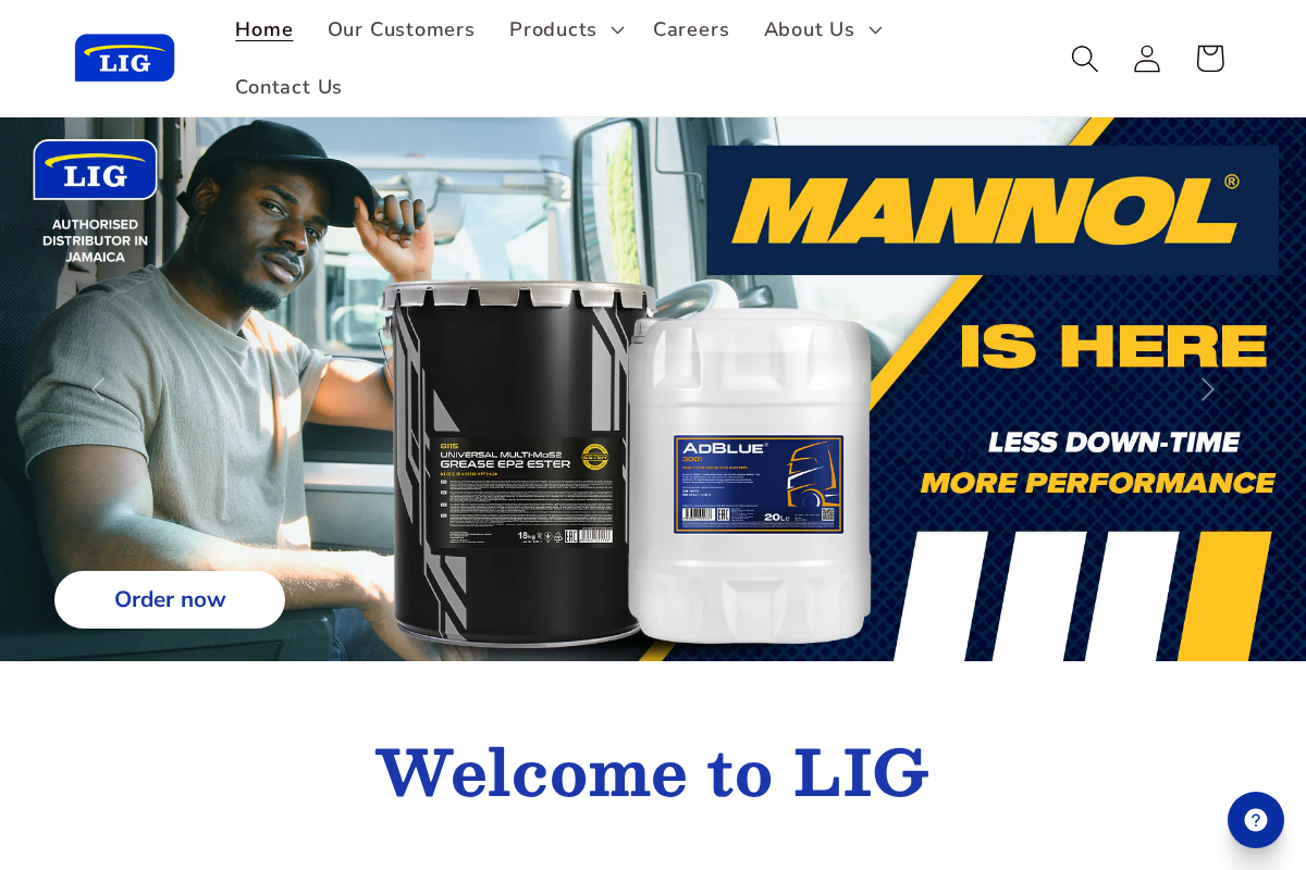 Louis Industrial LIG homepage screenshot