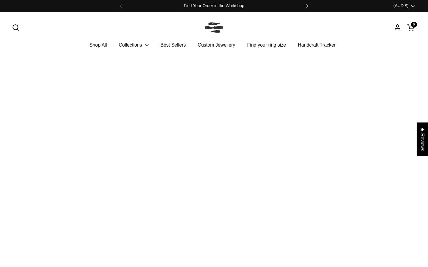 loujewellery.com.au homepage screenshot