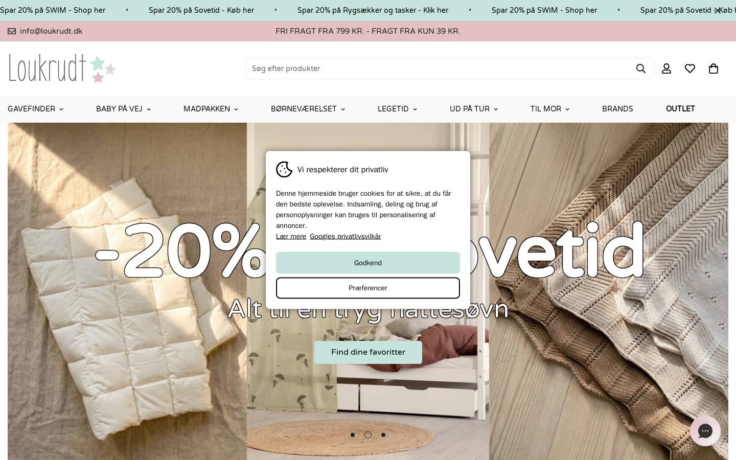 Loukrudt homepage screenshot