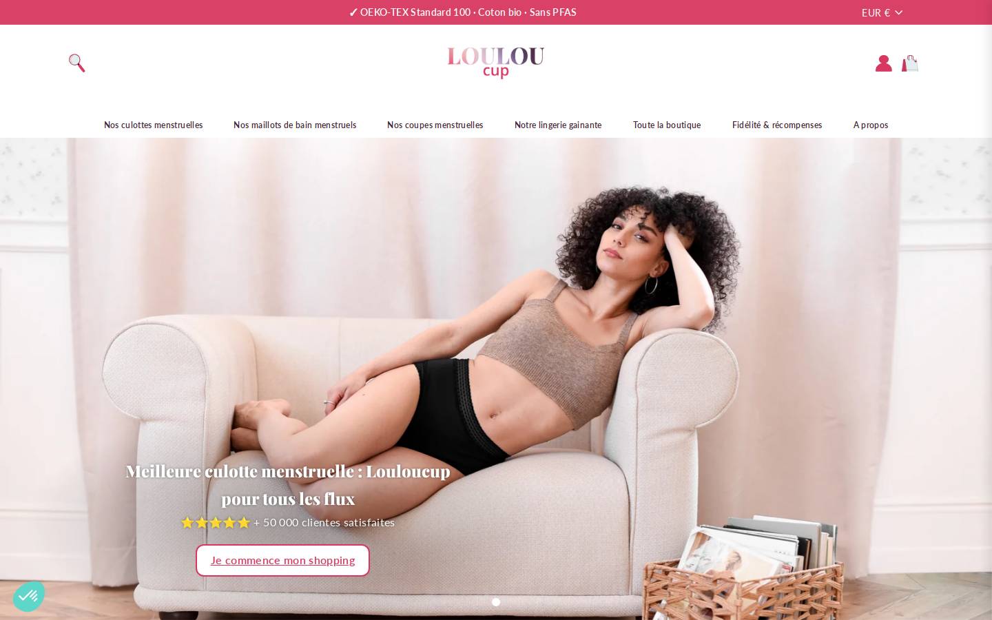louloucup.com homepage screenshot