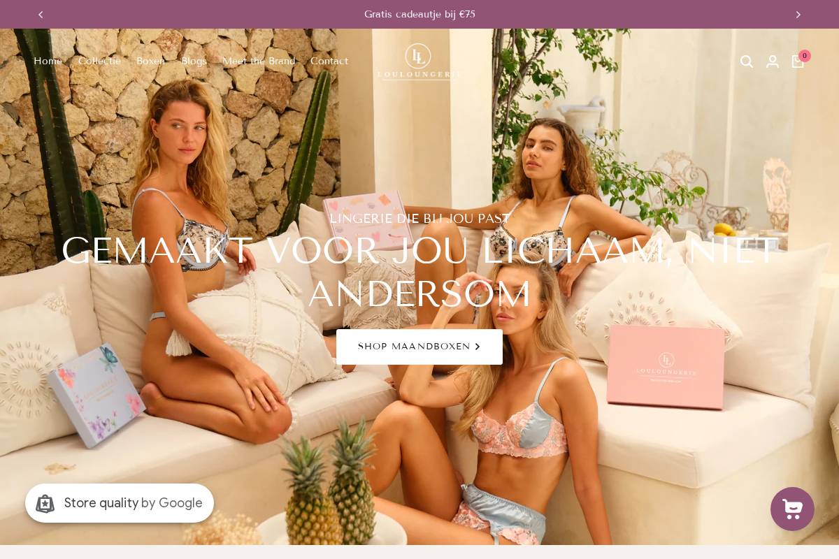 louloungerie.com homepage screenshot