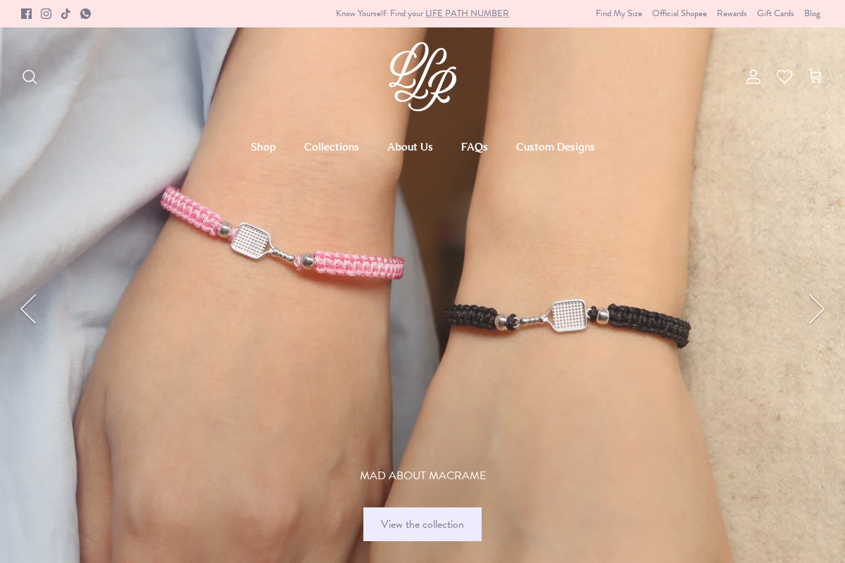 LOULOUROSE homepage screenshot