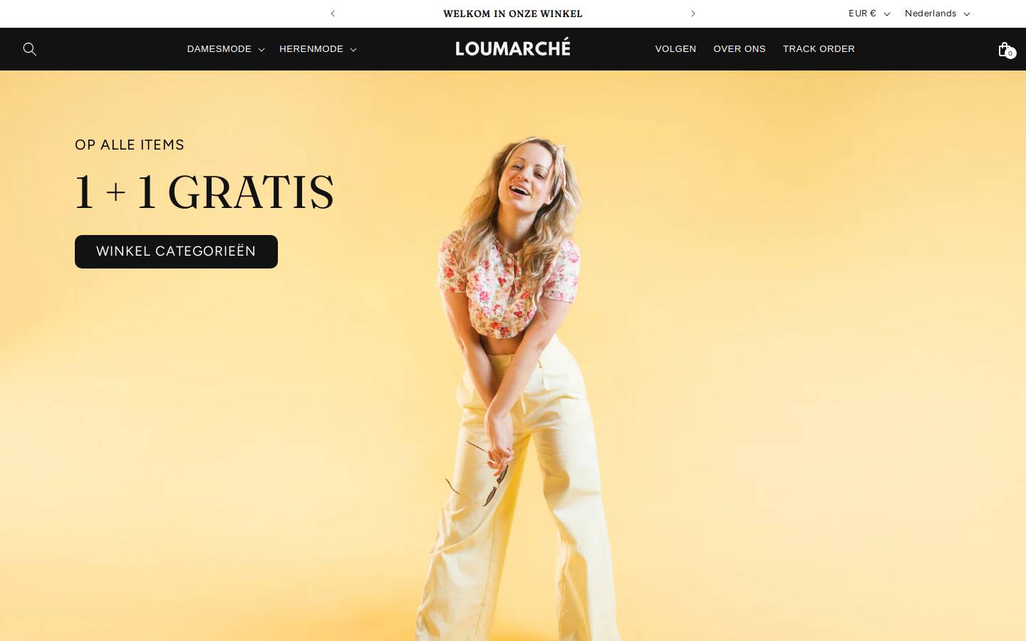 loumarche.com homepage screenshot