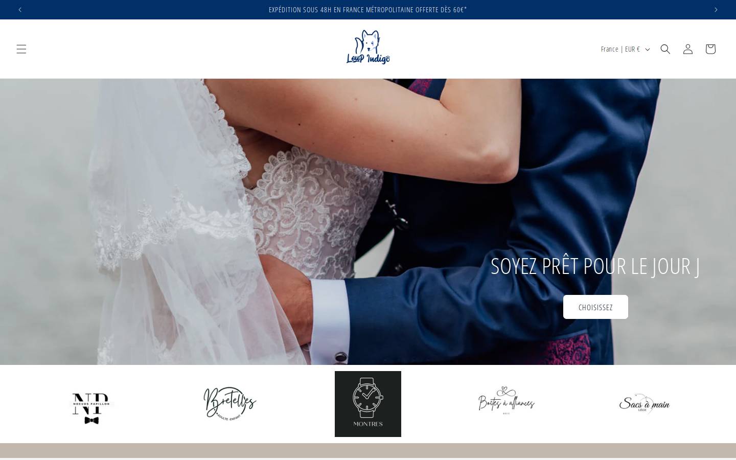 loup-indigo.fr homepage screenshot