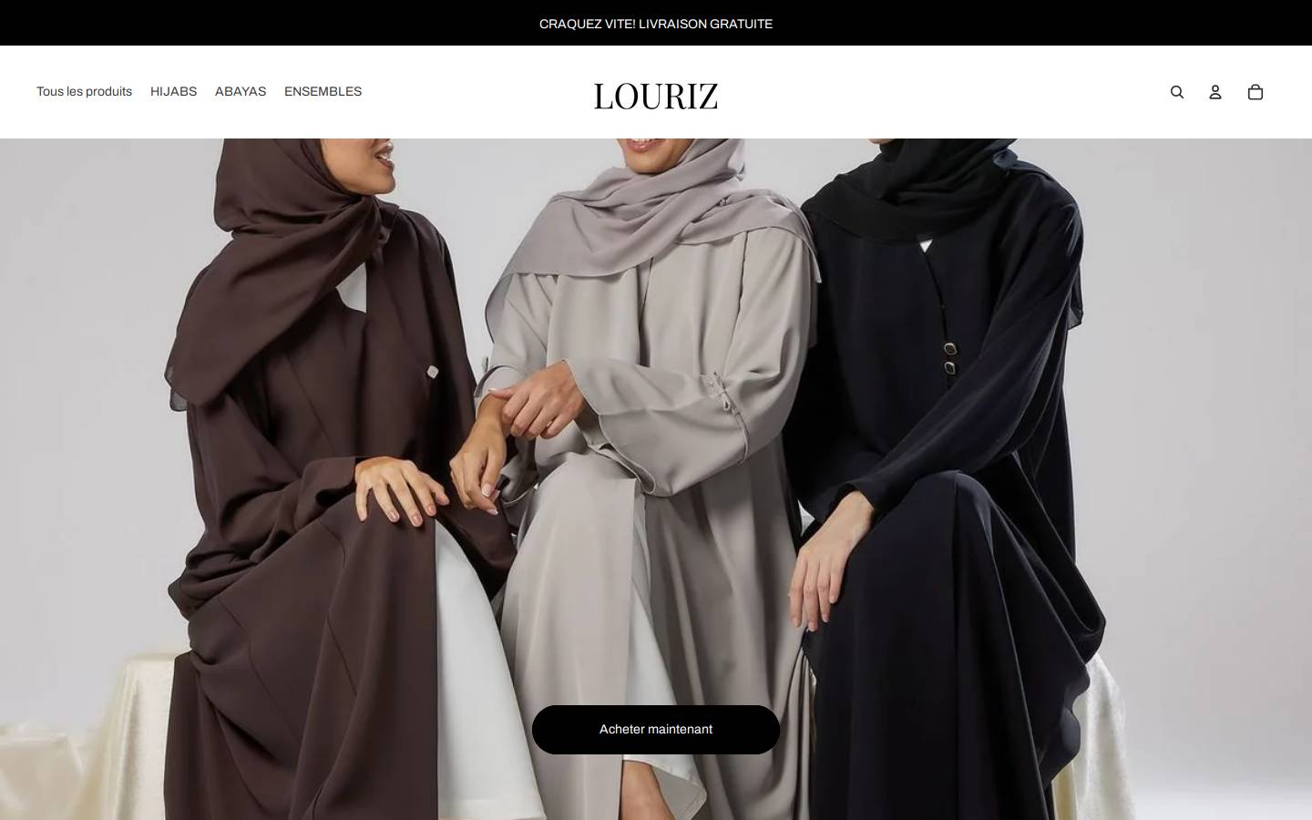 louriz.com homepage screenshot