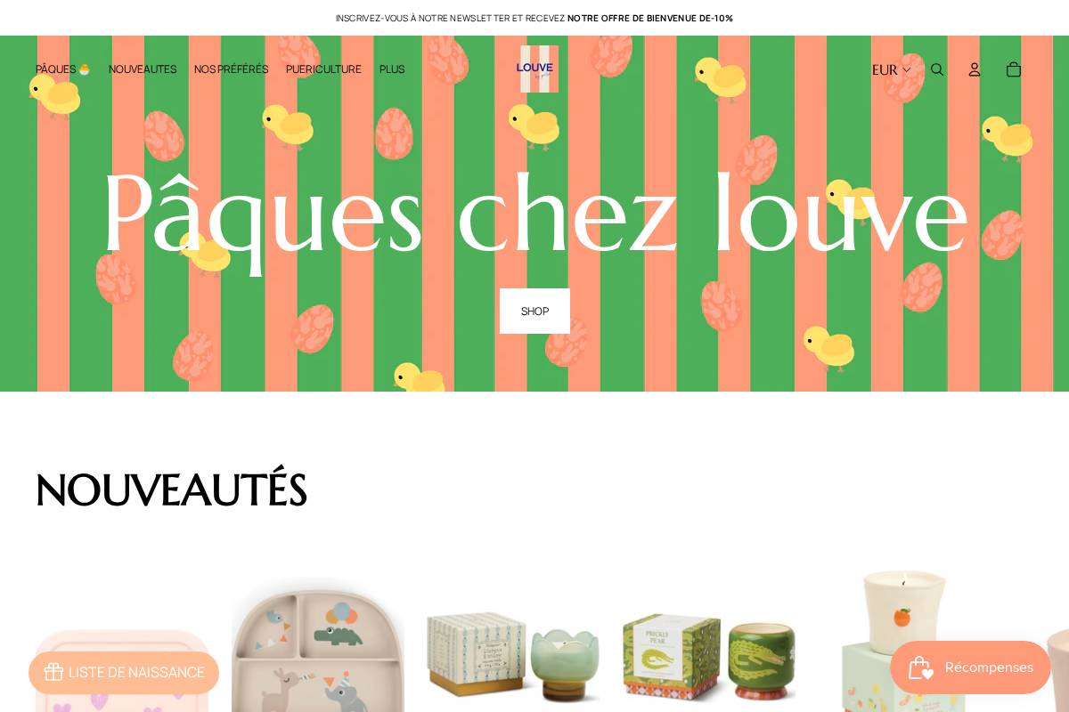 louvebygalbo.com homepage screenshot