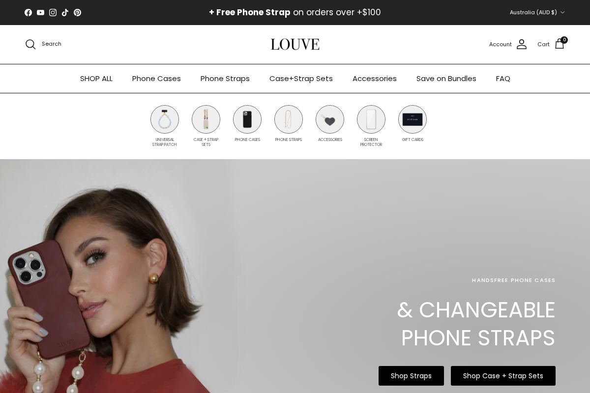 Louve collection homepage screenshot