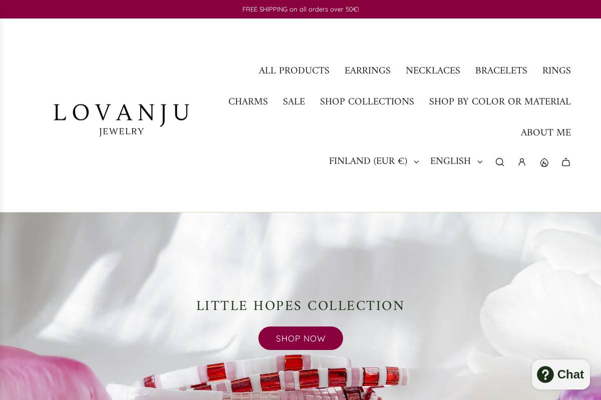 lovanju.com homepage screenshot