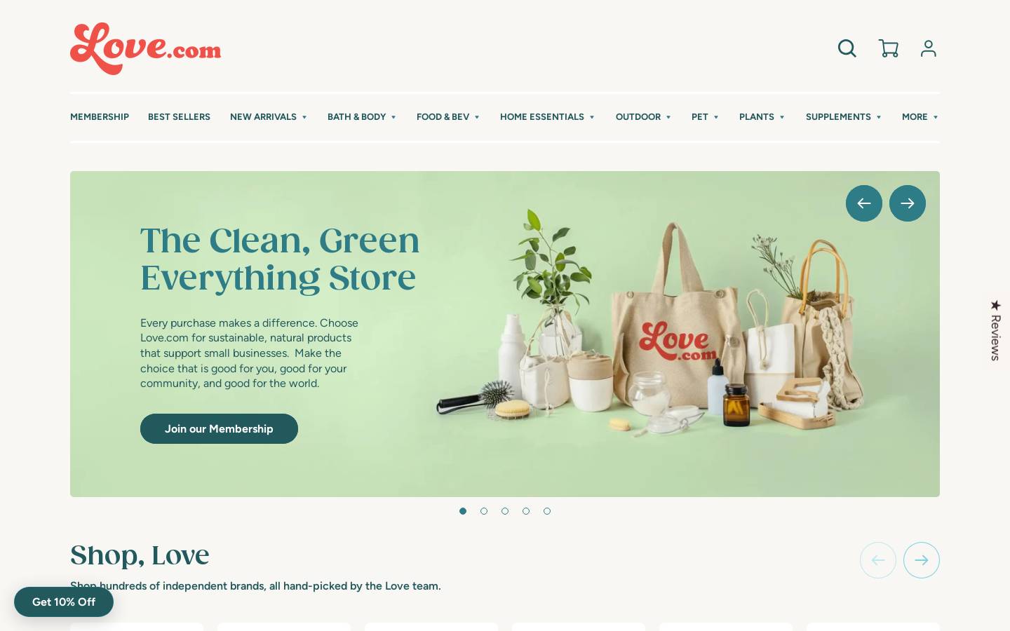 Oath homepage screenshot