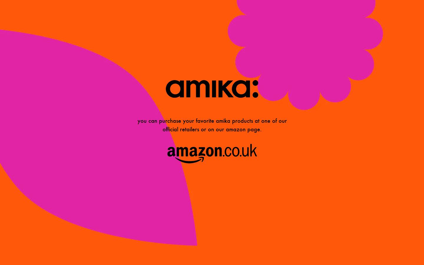 loveamika.co.uk homepage screenshot