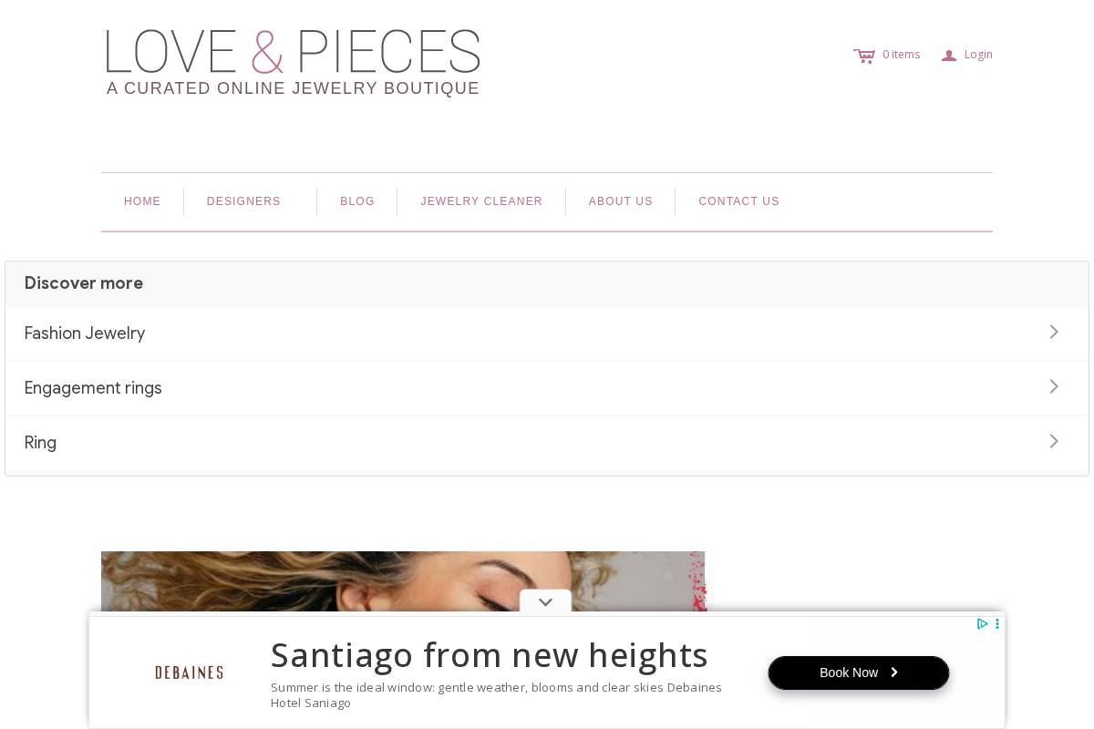 Loveandpieces homepage screenshot