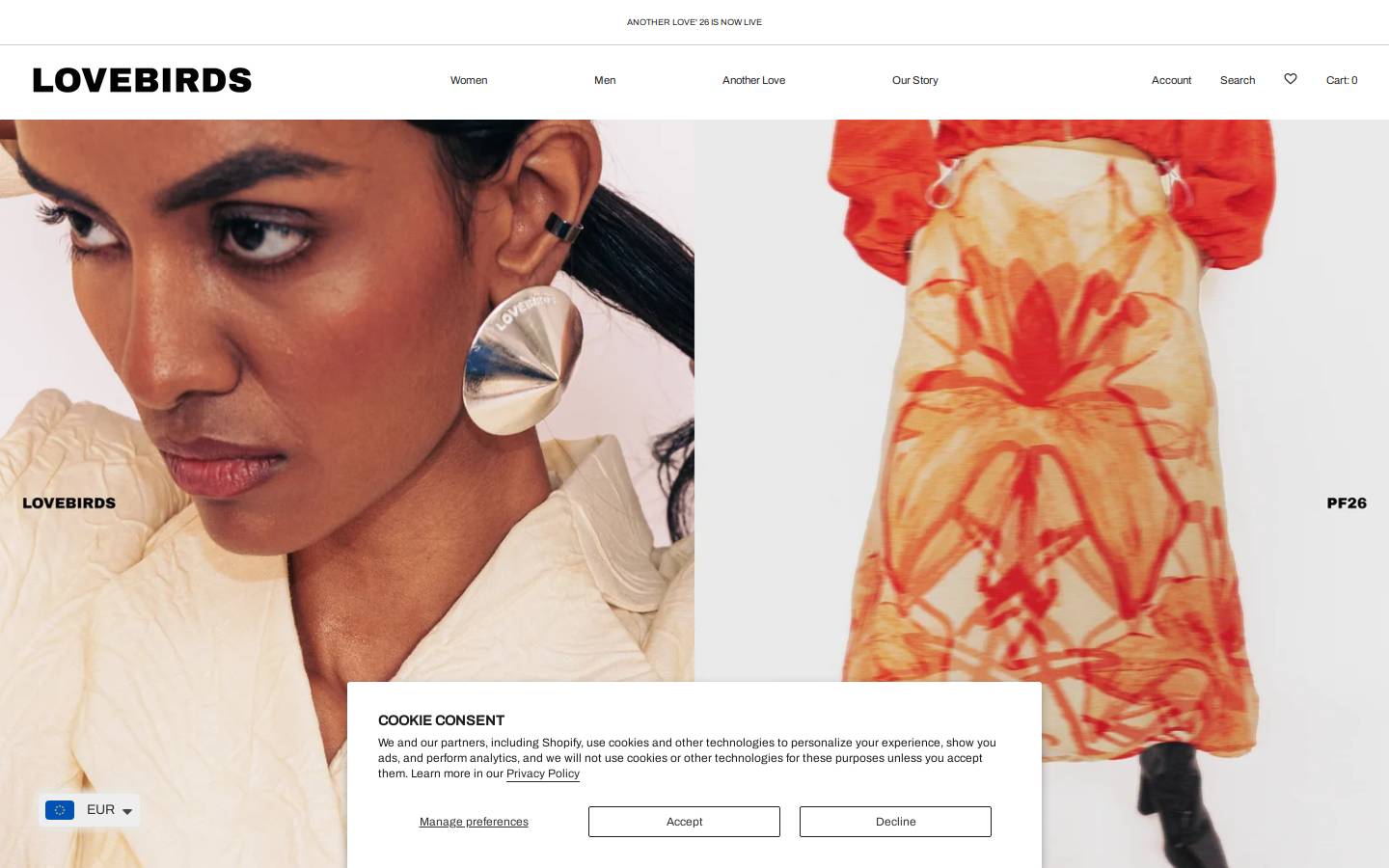 lovebirds-studio.com homepage screenshot