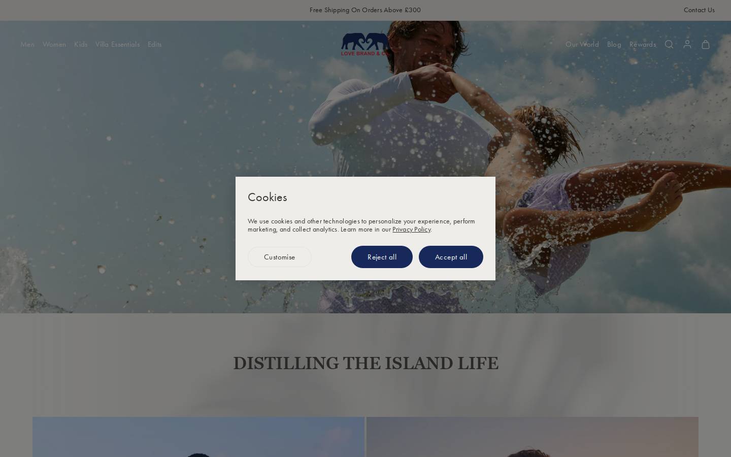 LOVE BRAND & Co. homepage screenshot