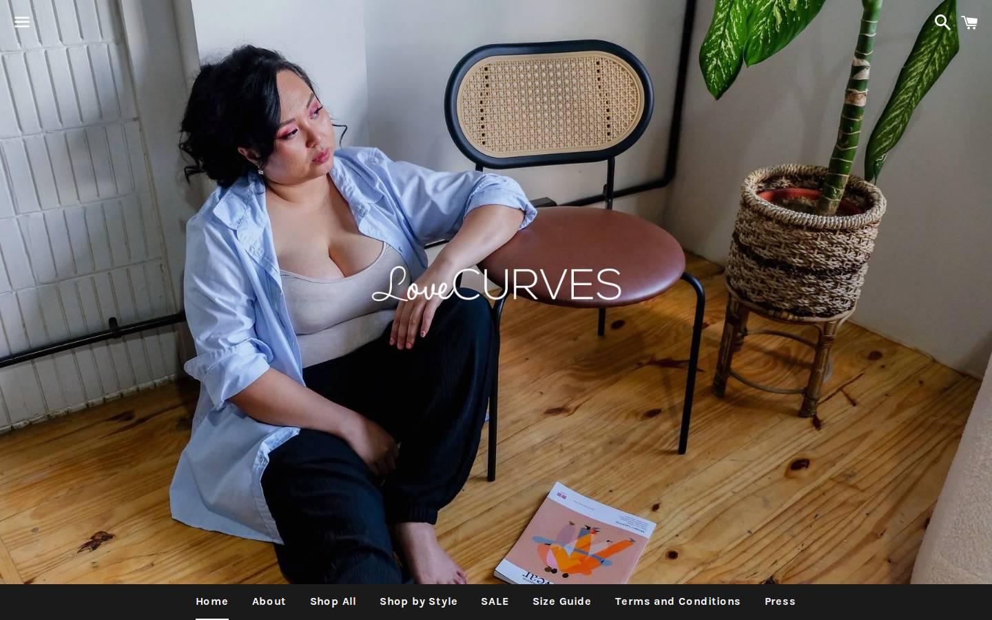 lovecurvesph.com homepage screenshot