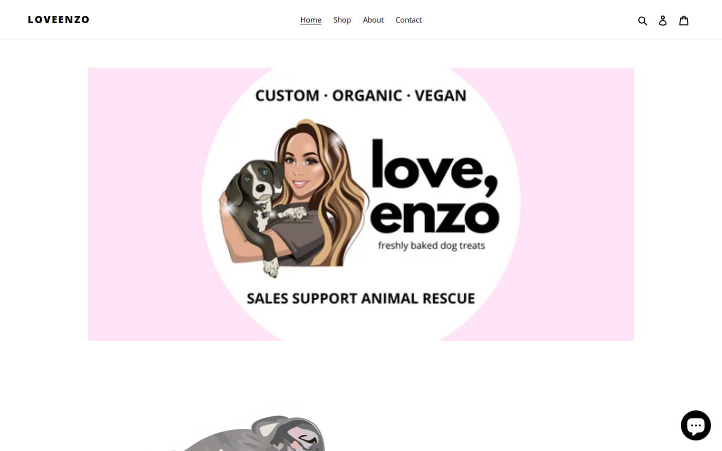 loveenzo.com homepage screenshot
